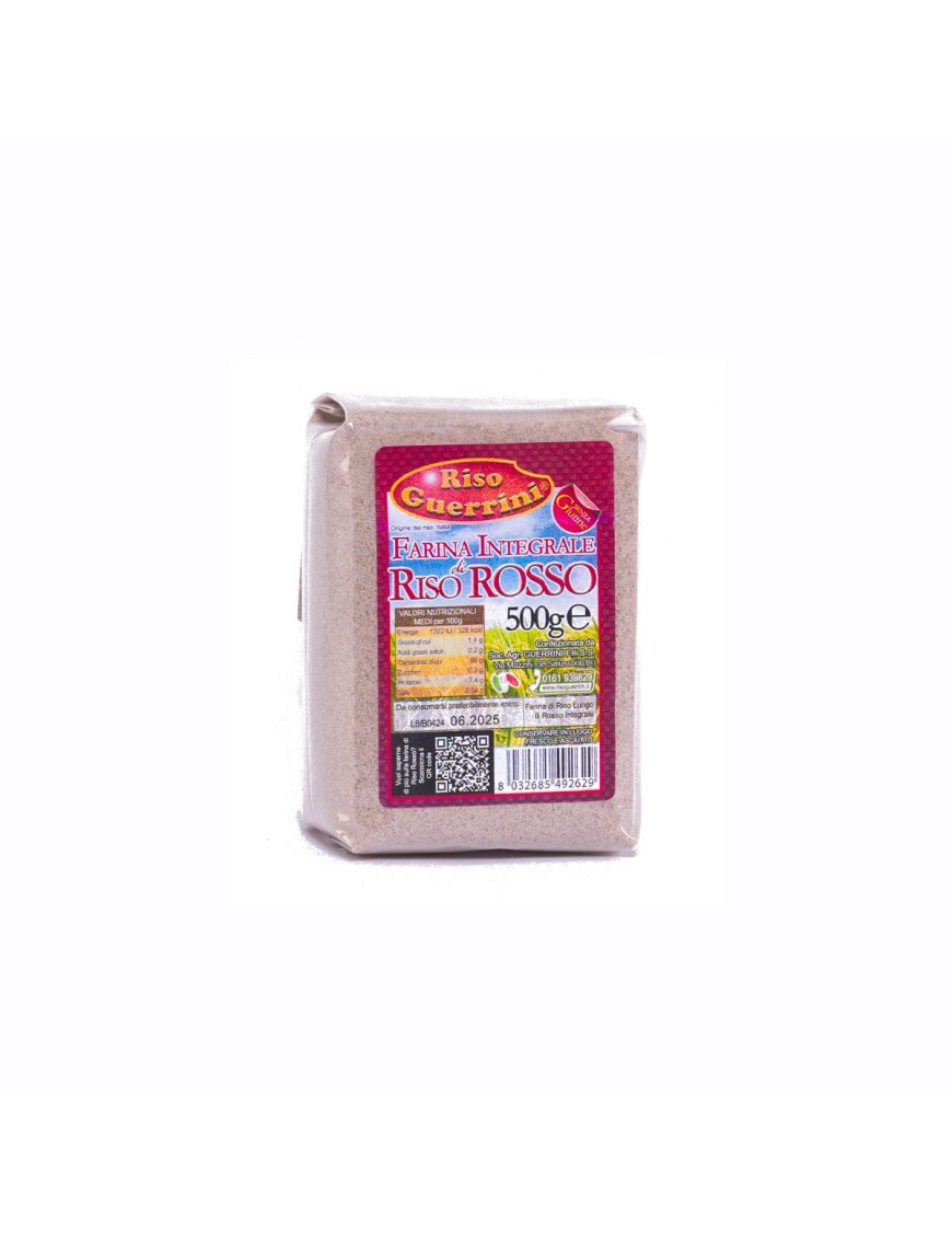 Farine de riz rouge complet - 500g - Sans gluten