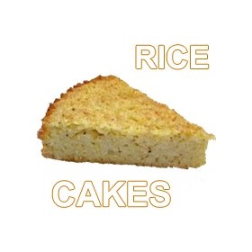 Gâteau et biscuits de riz